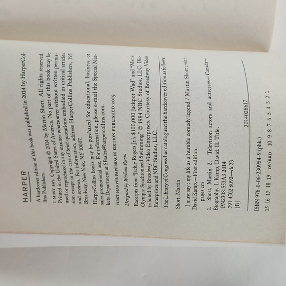 Martin Short: I MUST SAY My Life as a Humble Comedy Legend, Softcover, EUC - Picture 5 of 17